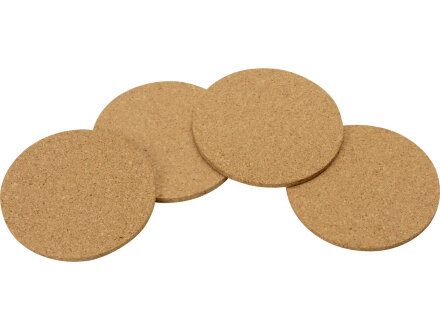 Набор костеров Bali из пробки в хлопковом мешке, 4 шт Набор костеров Bali из пробки в хлопковом мешке, 4 шт