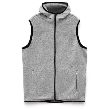 Жилет с капюшоном унисекс Gotland, серый Жилет с капюшоном унисекс Gotland, серый