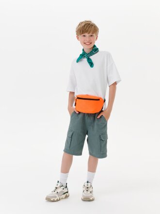 Детская поясная сумка Sonrisa, оранжевая Детская поясная сумка Sonrisa, оранжевая