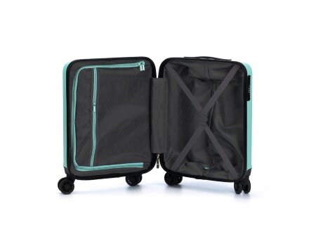 Чемодан TORBER Caspian, светло-зелёный, ABS-пластик, 38 х 20 х 54 см, 35 л Чемодан TORBER Caspian, светло-зелёный, ABS-пластик, 38 х 20 х 54 см, 35 л