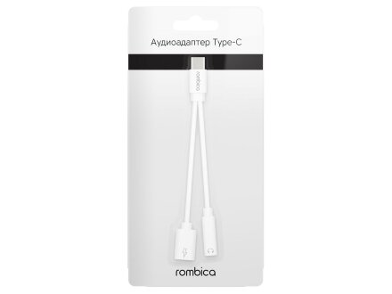 Rombica Type-C Adapter 3.5C, белый Rombica Type-C Adapter 3.5C, белый