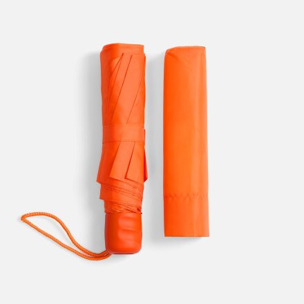 Зонт складной Basic, оранжевый Зонт складной Basic, оранжевый