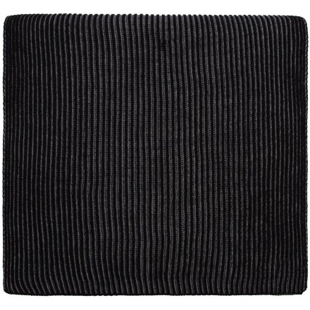 Шарф Nobilis, черный с серым меланжем Шарф Nobilis, черный с серым меланжем