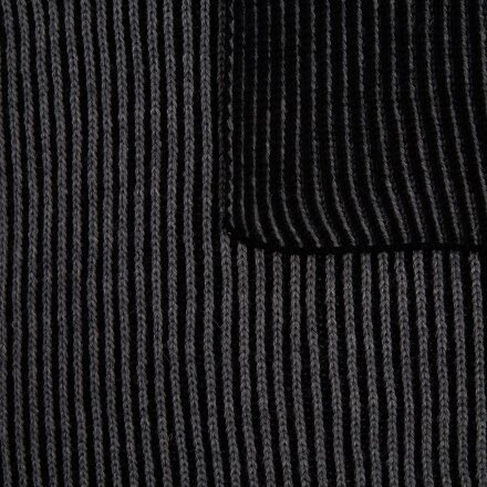 Шарф Nobilis, черный с серым меланжем Шарф Nobilis, черный с серым меланжем