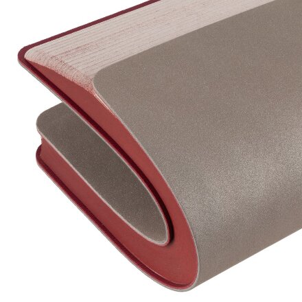 Ежедневник Flexpen, недатированный, серебристо-бордовый Ежедневник Flexpen, недатированный, серебристо-бордовый