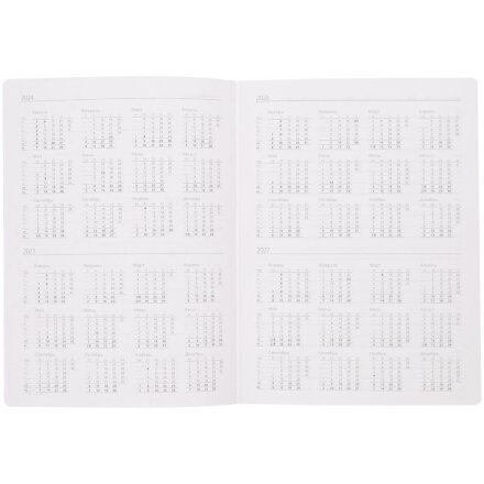 Ежедневник Flexpen, недатированный, серебристо-бордовый Ежедневник Flexpen, недатированный, серебристо-бордовый