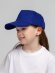 Бейсболка детская Standard Kids, синяя с нанесением логотипа
