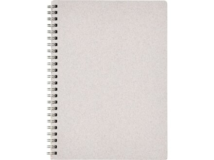 Блокнот Bianco формата A5 на гребне, белый Блокнот Bianco формата A5 на гребне, белый