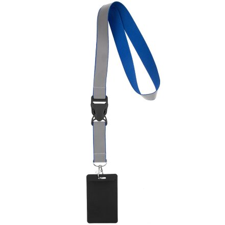 Лента светоотражающая Interlevel, синяя с серым Лента светоотражающая Interlevel, синяя с серым