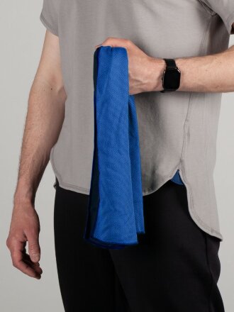 Охлаждающее полотенце Weddell, синее Охлаждающее полотенце Weddell, синее