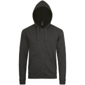 Толстовка унисекс Stone, черный меланж Толстовка унисекс Stone, черный меланж