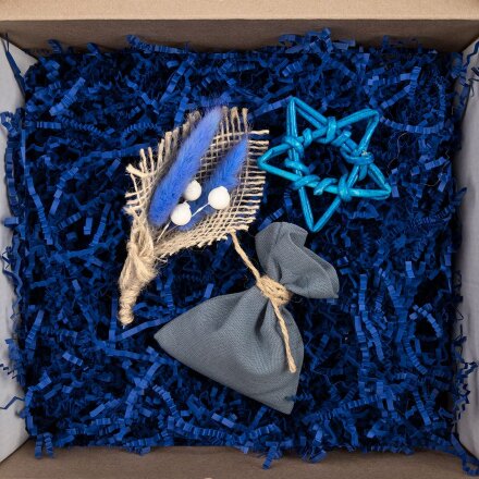 Бумажный наполнитель Chip, темно-синий