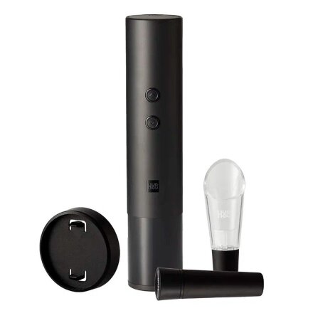Винный набор HuoHou Electric Wine Bottle Opener 4 in 1, черный Винный набор HuoHou Electric Wine Bottle Opener 4 in 1, черный