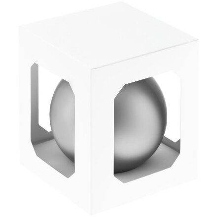 Оформительский шар Finery, 10 см, матовый серебристый Оформительский шар Finery, 10 см, матовый серебристый
