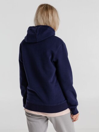 Толстовка с капюшоном унисекс King, темно-синяя Толстовка с капюшоном унисекс King, темно-синяя