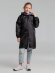 Дождевик детский Rainman Kids, черный с нанесением логотипа