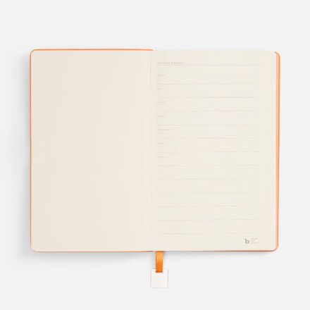Ежедневник Shall Light, недатированный, оранжевый Ежедневник Shall Light, недатированный, оранжевый