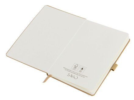 Блокнот Sevilia Hard, твердая обложка из крафта A5, 80 листов, крафтовый/бежевый Блокнот Sevilia Hard, твердая обложка из крафта A5, 80 листов, крафтовый/бежевый