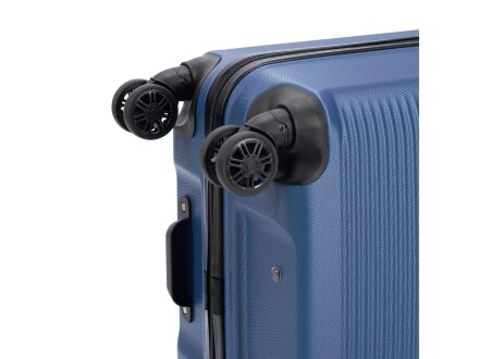 Чемодан TORBER Caspian, тёмно-синий, ABS-пластик, 49 х 29 х 78 см, 96 л Чемодан TORBER Caspian, тёмно-синий, ABS-пластик, 49 х 29 х 78 см, 96 л
