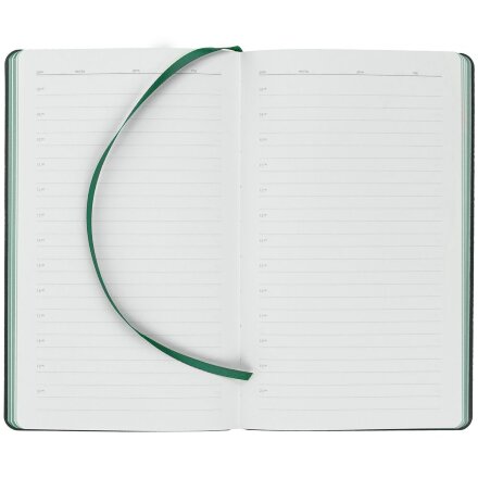 Ежедневник Nice Twice, недатированный, черный с зеленым Ежедневник Nice Twice, недатированный, черный с зеленым