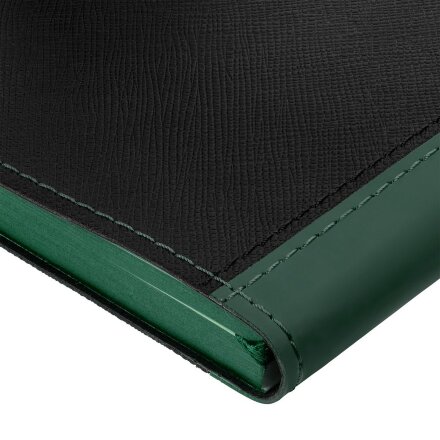 Ежедневник Nice Twice, недатированный, черный с зеленым Ежедневник Nice Twice, недатированный, черный с зеленым