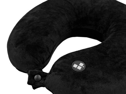 Подушка для путешествий с эффектом памяти Мемо Drowsy Black Подушка для путешествий с эффектом памяти Мемо Drowsy Black