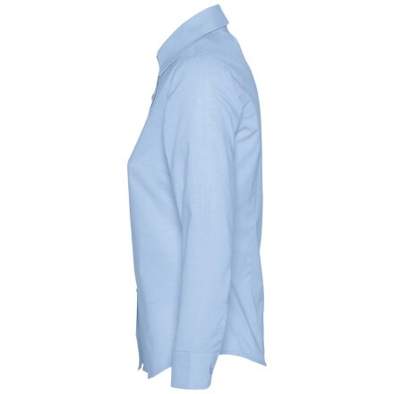 Рубашка женская с длинным рукавом Embassy, голубая Рубашка женская с длинным рукавом Embassy, голубая