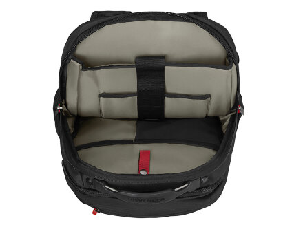 Рюкзак WENGER Cosmic 17, чёрный, переработанный ПЭТ/ПВХ/полиэстер, 34 x 23 x 49 см, 30 л