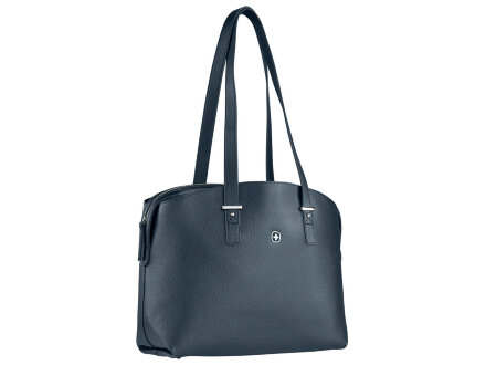 Сумка женская WENGER RosaElli с карманом для ноутбука 14, синяя, полиэстер, 37 x29x19 см Сумка женская WENGER RosaElli с карманом для ноутбука 14, синяя, полиэстер, 37 x29x19 см