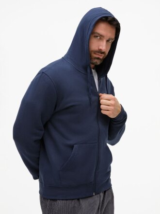 Толстовка унисекс Stone, темно-синяя