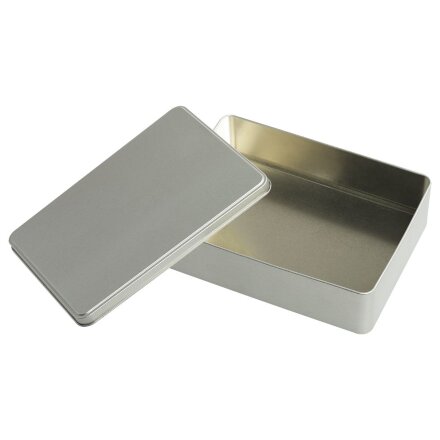 Коробка Pragmax L, прямоугольная, серебристая Коробка Pragmax L, прямоугольная, серебристая