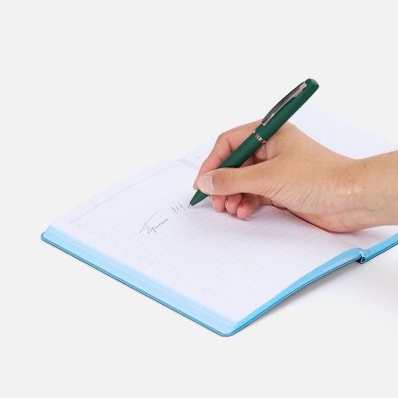 Ручка шариковая Bolt Soft Touch, зеленая Ручка шариковая Bolt Soft Touch, зеленая