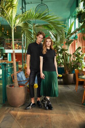 Рубашка поло Safran черная Рубашка поло Safran черная