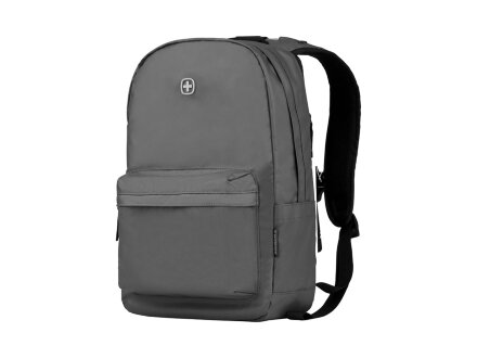 Рюкзак WENGER 18 л с отделением для ноутбука 14'' и с водоотталкивающим покрытием, серый Рюкзак WENGER 18 л с отделением для ноутбука 14'' и с водоотталкивающим покрытием, серый