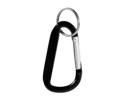 Карабин с брелоком, черный Карабин с брелоком, черный