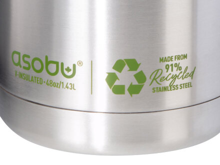 Вакуумный термос Canyon Jug из переработанной стали, серебристый, 1430 мл Вакуумный термос Canyon Jug из переработанной стали, серебристый, 1430 мл