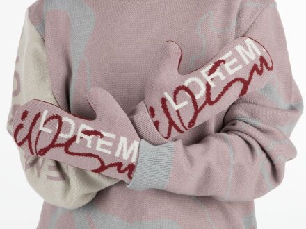 Варежки на заказ Mani, полушерсть