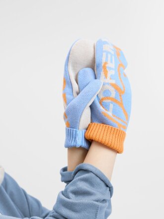 Варежки на заказ Mani, полушерсть