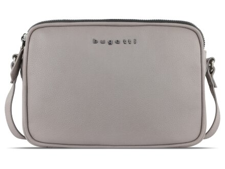 Сумка кросс-боди женская BUGATTI Bella, бежевая, воловья кожа/полиэстер, 22х6х15,5 см Сумка кросс-боди женская BUGATTI Bella, бежевая, воловья кожа/полиэстер, 22х6х15,5 см