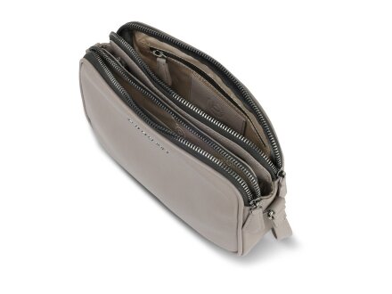 Сумка кросс-боди женская BUGATTI Bella, бежевая, воловья кожа/полиэстер, 22х6х15,5 см Сумка кросс-боди женская BUGATTI Bella, бежевая, воловья кожа/полиэстер, 22х6х15,5 см