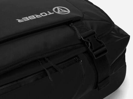 Сумка на колесах TORBER Mobi, чёрный, полиэстер 900D с PU покрытием, 60 х 38 х 25,5 см, 57 л