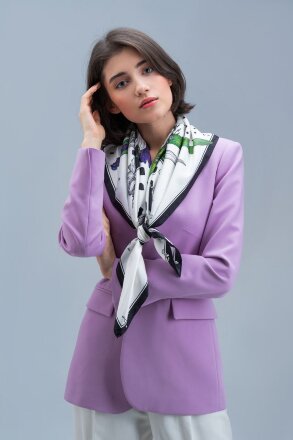 Платок шелковый Delicate, ирисы Платок шелковый Delicate, ирисы