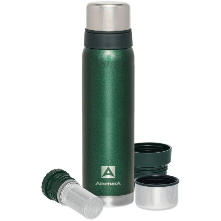 Термос «Арктика 900» с ситечком, зеленый Термос «Арктика 900» с ситечком, зеленый