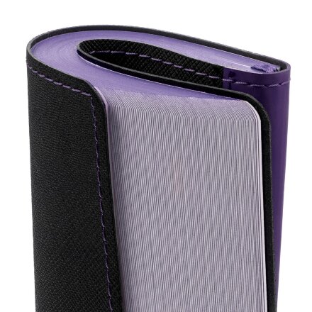 Ежедневник Nice Twice, недатированный, черный с фиолетовым Ежедневник Nice Twice, недатированный, черный с фиолетовым