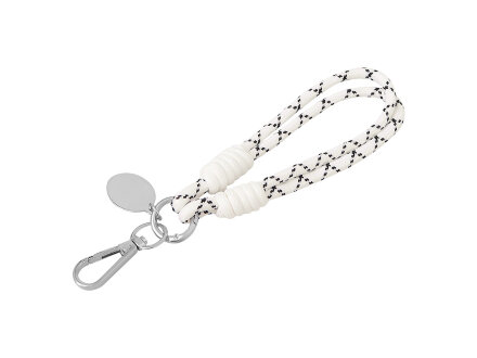 Брелок-браслет Bohemian, черно-белый Брелок-браслет Bohemian, черно-белый