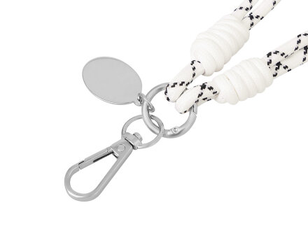 Брелок-браслет Bohemian, черно-белый Брелок-браслет Bohemian, черно-белый