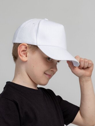 Бейсболка детская Standard Kids, белая Бейсболка детская Standard Kids, белая