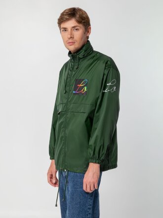 Ветровка из нейлона Surf 210, зеленая Ветровка из нейлона Surf 210, зеленая