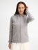 Толстовка женская на молнии с капюшоном Seven Women, серый меланж