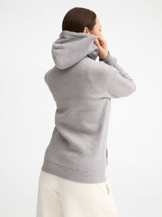 Толстовка женская на молнии с капюшоном Seven Women, серый меланж